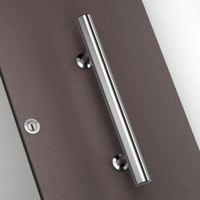 0883 Marone mittel Metallic Feinstruktur
